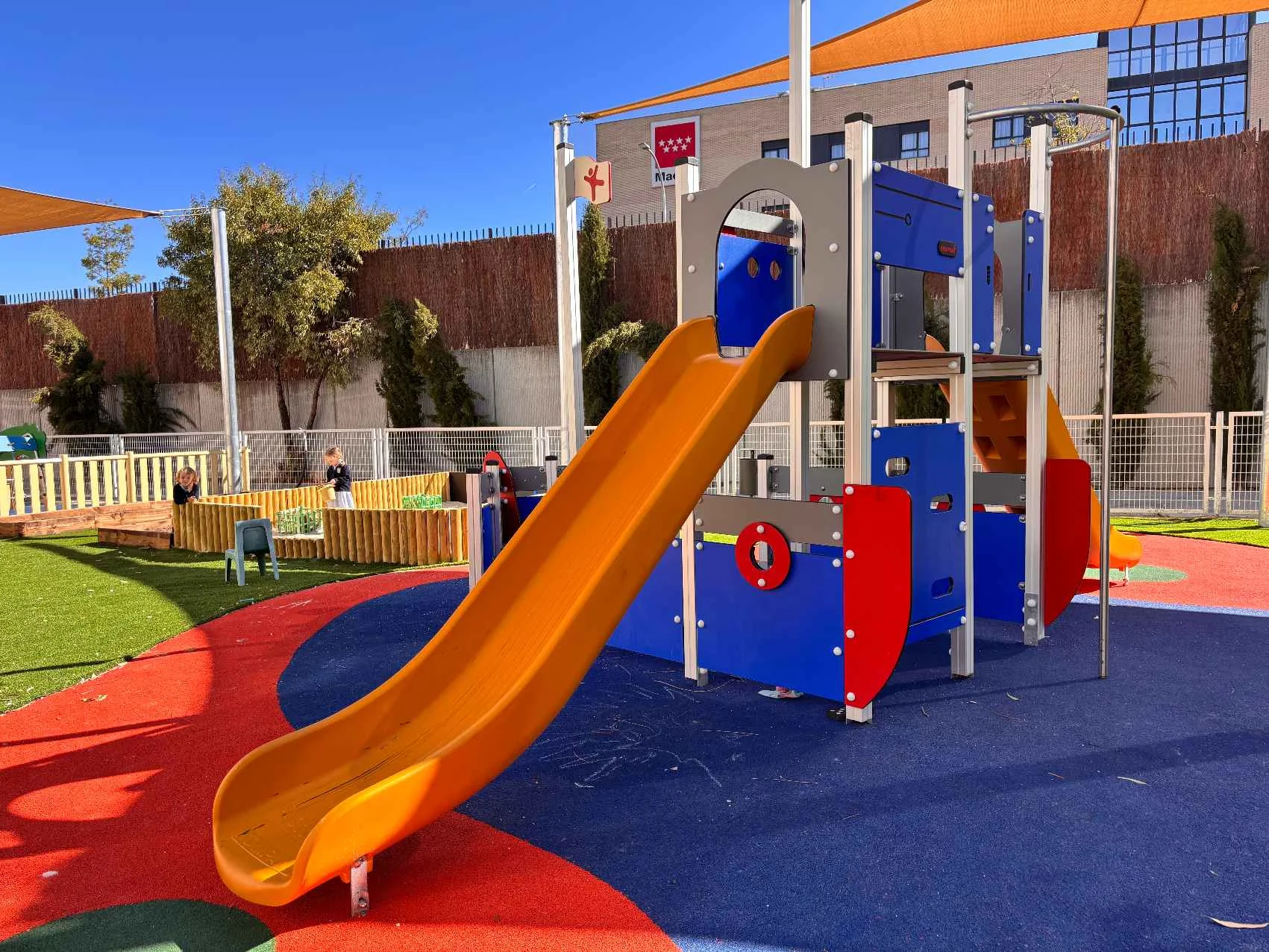 Park with the slide