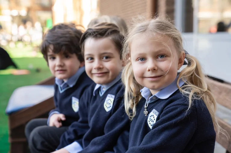 Kids smiling 